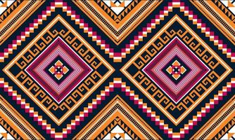 Geometric ethnic oriental pattern traditional Design for background,carpet,wallpaper,clothing,wrapping,Batik,fabric,Vector illustration.embroidery style. vector