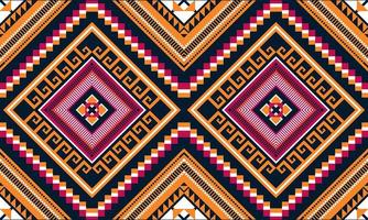 Geometric ethnic oriental pattern traditional Design for background,carpet,wallpaper,clothing,wrapping,Batik,fabric,Vector illustration.embroidery style. vector