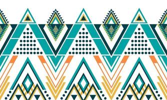 Geometric ethnic oriental pattern traditional Design for background,carpet,wallpaper,clothing,wrapping,Batik,fabric,Vector illustration.embroidery style. vector