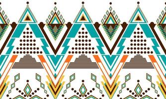 Geometric ethnic oriental pattern traditional Design for background,carpet,wallpaper,clothing,wrapping,Batik,fabric,Vector illustration.embroidery style. vector