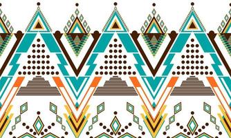 Geometric ethnic oriental pattern traditional Design for background,carpet,wallpaper,clothing,wrapping,Batik,fabric,Vector illustration.embroidery style. vector