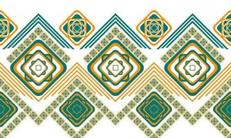 Abstract ethnic ikat chevron pattern background. ,carpet,wallpaper,clothing,wrapping,Batik,fabric,Vector illustration.embroidery style. vector