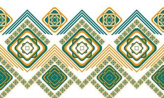 Abstract ethnic ikat chevron pattern background. ,carpet,wallpaper,clothing,wrapping,Batik,fabric,Vector illustration.embroidery style. vector