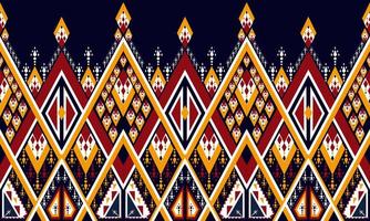 Abstract ethnic ikat chevron pattern background. ,carpet,wallpaper,clothing,wrapping,Batik,fabric,Vector illustration.embroidery style. vector