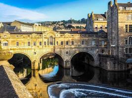 hdr puente pulteney en baño foto