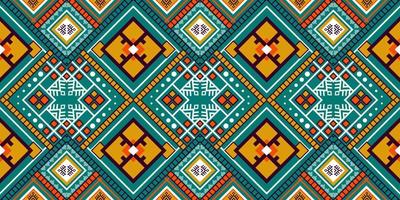 Abstract ethnic ikat chevron pattern vector