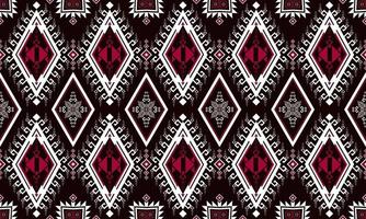 Abstract ethnic ikat chevron pattern vector