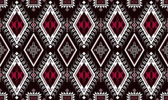 Abstract ethnic ikat chevron pattern vector