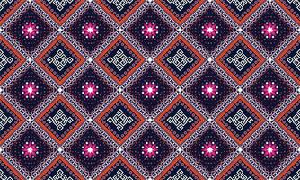 Abstract ethnic ikat chevron pattern vector