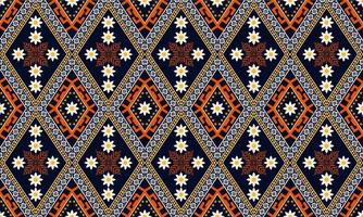 Abstract ethnic ikat chevron pattern vector