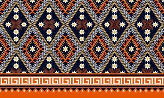 Abstract ethnic ikat chevron pattern vector