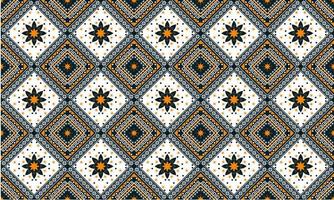 Abstract ethnic ikat chevron pattern vector