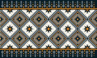 Abstract ethnic ikat chevron pattern vector