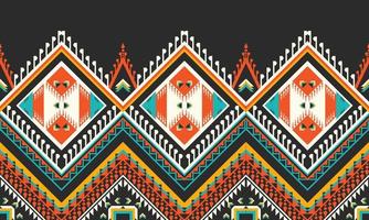 Geometric ethnic oriental pattern traditional Design for background,carpet,wallpaper,clothing,wrapping,Batik,fabric,Vector illustration.embroidery style. vector