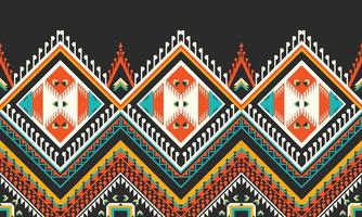 Geometric ethnic oriental pattern traditional Design for background,carpet,wallpaper,clothing,wrapping,Batik,fabric,Vector illustration.embroidery style. vector