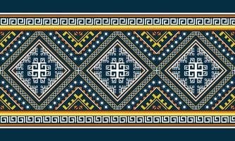 Abstract ethnic ikat chevron pattern vector
