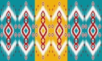 Abstract ethnic ikat chevron pattern vector