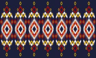 Abstract ethnic ikat chevron pattern vector