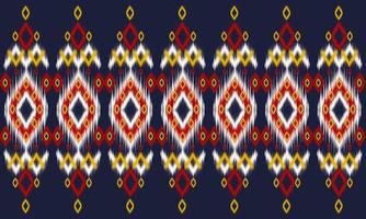 Abstract ethnic ikat chevron pattern vector