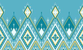 Geometric ethnic oriental pattern traditional Design for background,carpet,wallpaper,clothing,wrapping,Batik,fabric,Vector illustration.embroidery style. vector