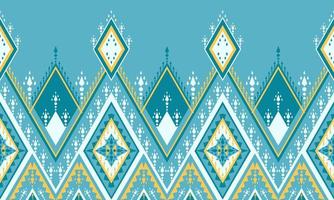 Geometric ethnic oriental pattern traditional Design for background,carpet,wallpaper,clothing,wrapping,Batik,fabric,Vector illustration.embroidery style. vector