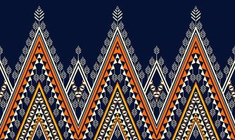 Abstract ethnic ikat chevron pattern background. ,carpet,wallpaper,clothing,wrapping,Batik,fabric,Vector illustration.embroidery style. vector