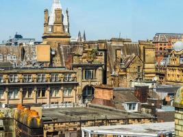 HDR Aerial view of Glasgow photo