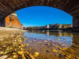 HDR Castelvecchio Bridge aka Scaliger Bridge in Verona photo