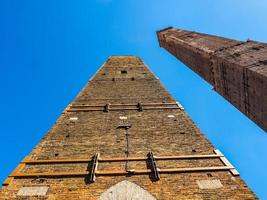 HDR Due torri Two towers in Bologna photo