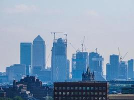 hdr horizonte de la ciudad de londres foto