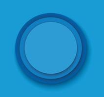 Ilustración de vector de fondo de círculo azul abstracto