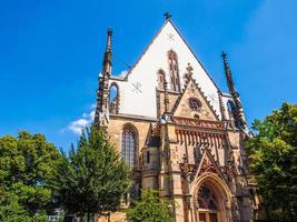 HDR Thomaskirche church in Leipzig photo