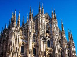 hdr duomo di milano catedral de milán foto