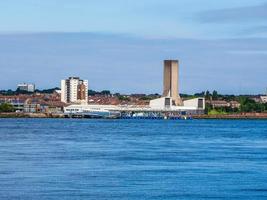 HDR View of Birkenhead in Liverpool photo