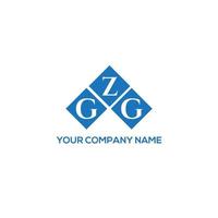 GZG letter logo design on white background. GZG creative initials letter logo concept. GZG letter design. vector