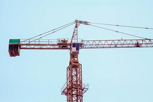 construction crane close up photo