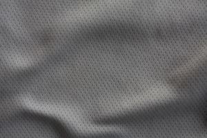 gray color sports clothing fabric jersey photo