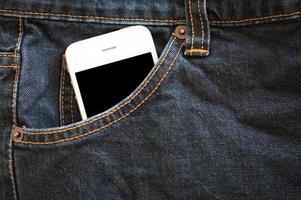 jeans pocket with smartphone photo