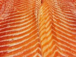 fresh salmon fillet photo