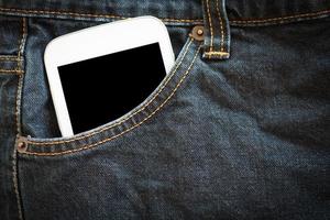 jeans pocket with smartphone photo