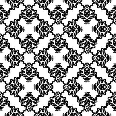 Vector damask vintage baroque scroll ornament swirl. Victorian monogram heraldic shield swirl. Retro floral leaf pattern border foliage antique  acanthus calligraphy engraved tattoo. Seamless pattern
