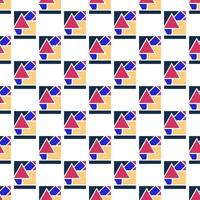 Seamless geometric modern pattern design vector