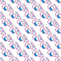 Seamless geometric abstract modern pattern design background pro download vector