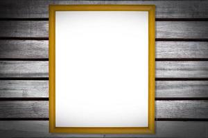 photo frame on Wood Texture Background