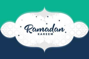 Ramadan Kareem Vector Illustration for Banner Social Media Post