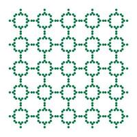 Green dotted pattern background wallpaper vector