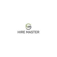 recruitment firm logo design which built from abstract initial letter H and M with circle ornament in black and green color also suitable for logo design inspiration for jobseeker app or web logo vector