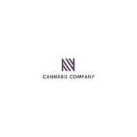 high-end cannabis logo design inspired from an abstract letter f and w in violet rectangle shape also suitable for the brands or companies that have initial name FW or WF vector