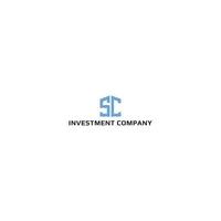 clean investment company logo design that is inspired from an abstract initial letter s and c isolated with a blue roof strip also suitable for brands with the initial name SC or CS vector