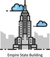 Empire State Building Landmark Icon